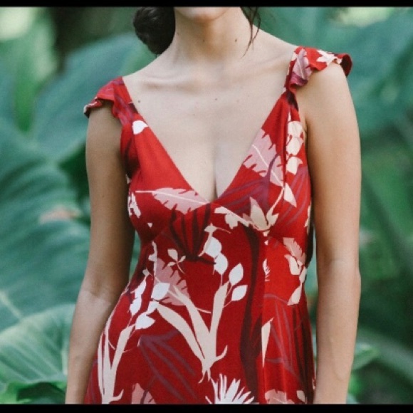 *SOLD* Ava Sky Dress Blaze Red (Fighting Eel) NWT - Picture 3 of 7